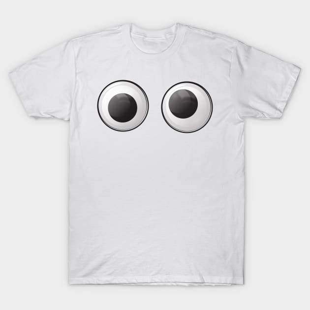 Googly Eyes T-Shirt by ThunderCrafts